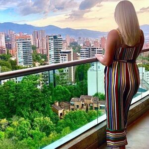 LOST + WANDER Colorful jumpsuit size small